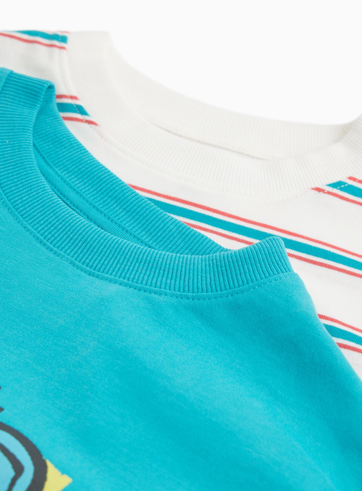Gaming & Stripe Print T-Shirts 2 Pack 6 years - Image 2 thumbnail
